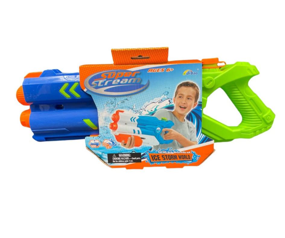 אקדח מים 2 שפריצים באורך 42 סמ'