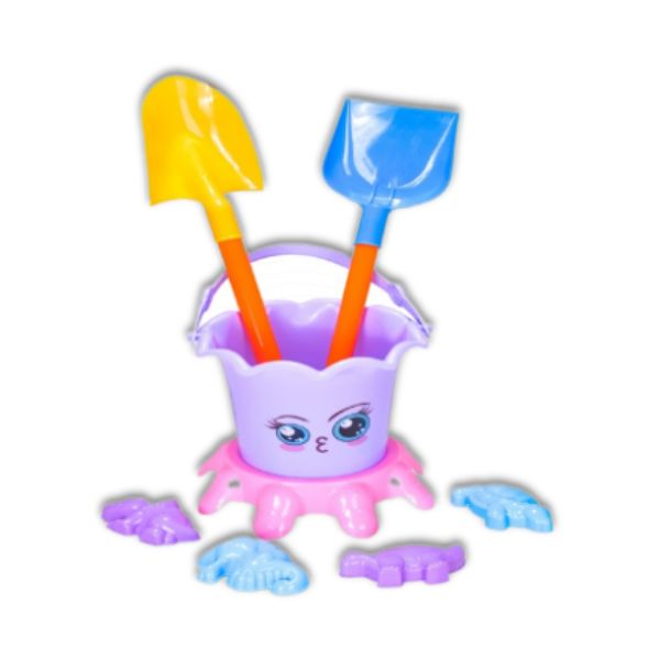 דלי תמנון 5 חלקים לים