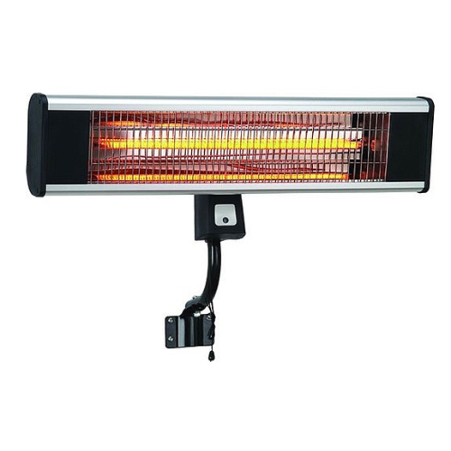 תנור חימום אינפרא קרבון HEAT 18 עם מתקן תלייה לקיר