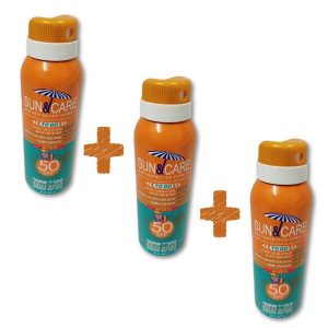 ספריי הגנה 50 Sun & care SPF  לילדים – To Go מארז במבצע!