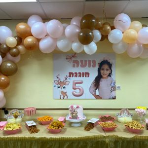 שלט יום הולדת אישי בהדפסה על קאפה במיתוג אישי 80×110 ס"מ