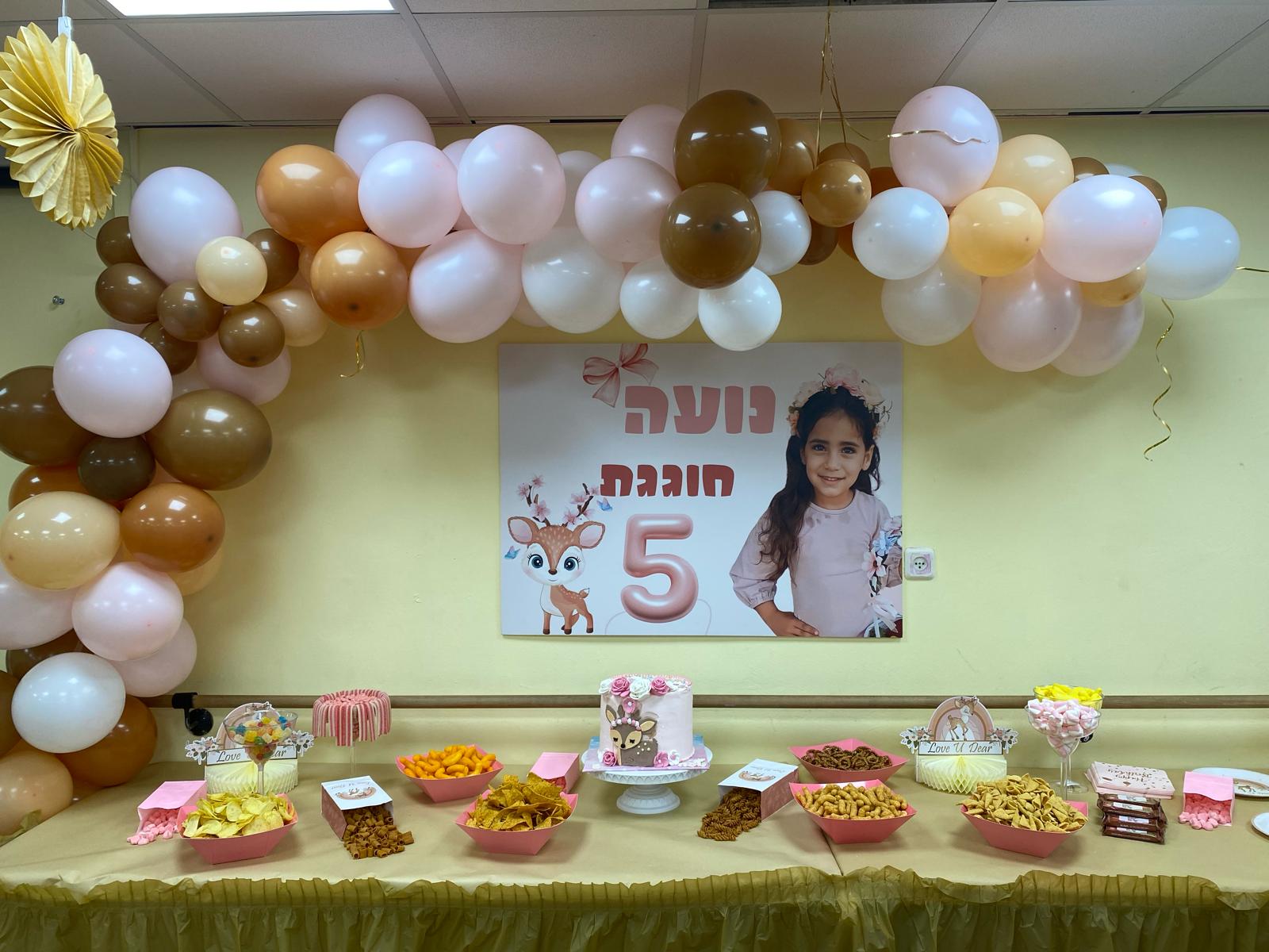 שלט יום הולדת אישי בהדפסה על קאפה במיתוג אישי 80×110 ס"מ