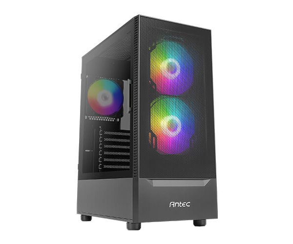 מארז גיימינג Antec NX410 V2 RGB ATX Mid Tower Glass Side panel Black