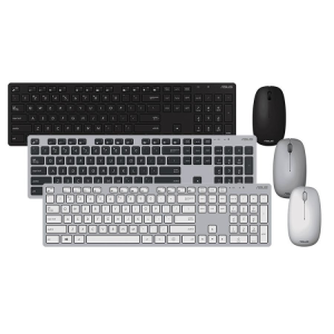 סט מקלדת ועכבר אלחוטיים Asus W5000 (Copilot) – עברית / אנגלית – זמין בצבע לבןשחוראפור 4711387538821 4711387538814 4711387538838
