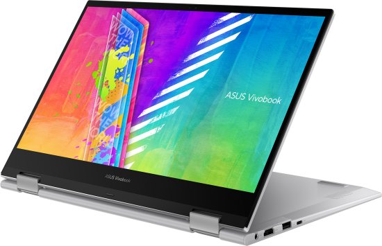 מחשב נייד אסוס מסך מגע מתהפך TP140KA N4500 LED14 128SSD 4GDDR WIN11 SILVER 1YEAR WARRNTY