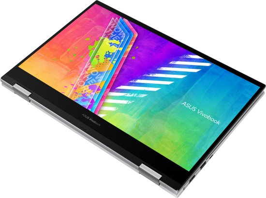 מחשב נייד אסוס מסך מגע מתהפך TP140KA N4500 LED14 128SSD 4GDDR WIN11 SILVER 1YEAR WARRNTY
