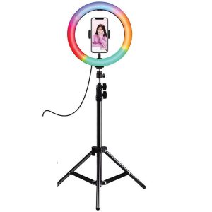 חצובה RGB רינג לייט – משנה צבעים 33 ס"מ