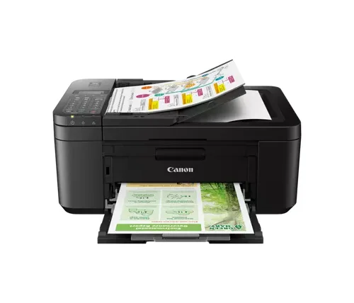 מדפסת משולבת אלחוטית צבעונית קנון Canon PIXMA TR4650 בצבע שחור