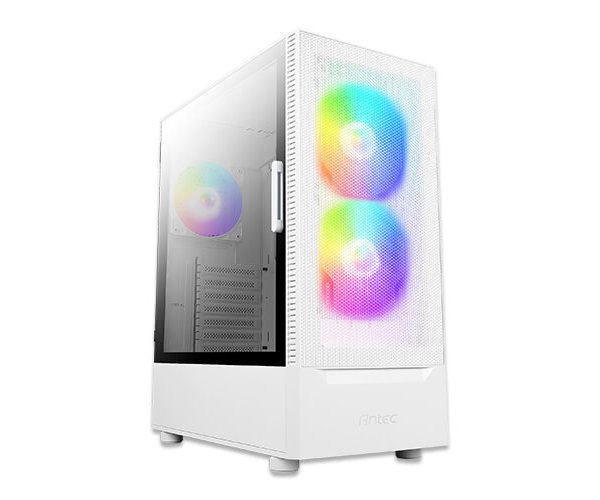מארז גיימינג Antec NX410 V2 RGB ATX MID Tower Glass Side panel White