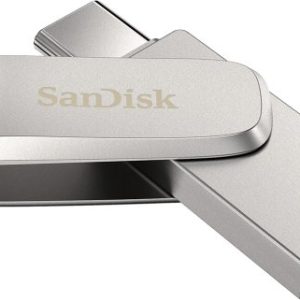 זיכרון נייד SanDisk Ultra Dual Drive Luxe USB 3.1 Type-C – דגם SDDDC4-256G-G46 – נפח 256GB -מתכת